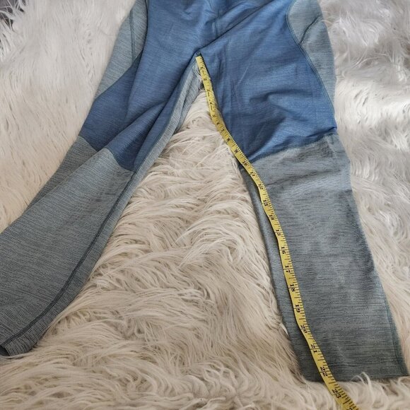 Outdoor Voices Womens‎ Cropped TechSweat Leggings Medium Blue Heather Pull On - Picture 12 of 14